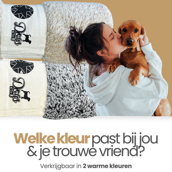 Dogs&amp;Co&reg; SNUGGLE fleece deken Beige 100x75cm 