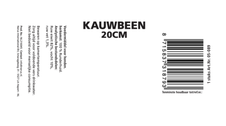 Dogs&amp;Co&reg; Kauwbeen 20cm