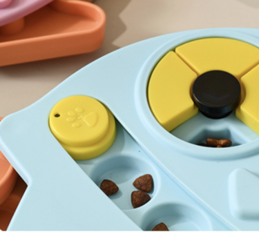 Interactief Denkspel voor Honden Blauw &ndash; Puzzel &amp; Snuffelspel &ndash; Anti Verveling &ndash; Uil &ndash; 30,5 cm