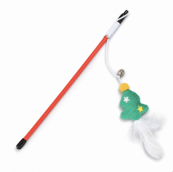 Christmas Cat Teaser Kerstboom 30 cm &ndash; Kerstspeeltje voor katten - Kerstboom