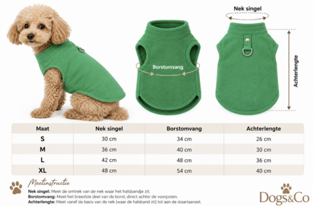 Fleece Hondentrui Rood 