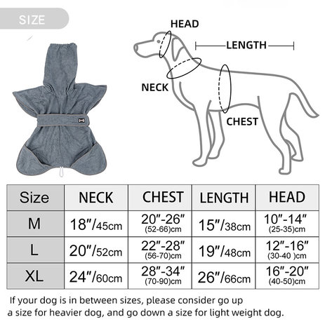 Honden-badjas-super-absorberend-grijs-Hondenhanddoek