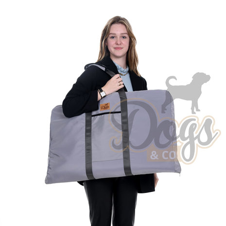 Draagbaar Hondenmatras Grijs 100x75cm