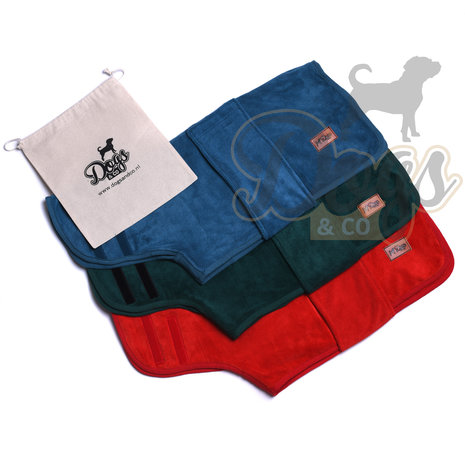 Dogs&Co Honden Badjas Groen  