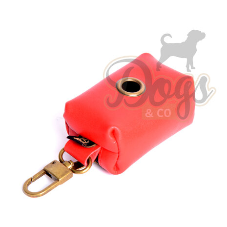 Dogs&Co Honden poepzakjeshouder Rood