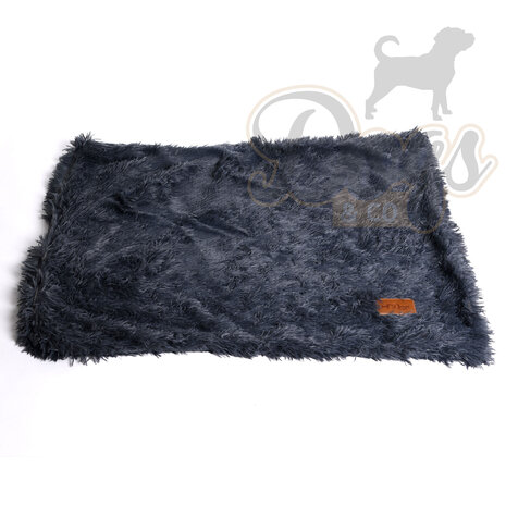 Dogs&Co Fluffy Hondendeken 100x75 cm Antraciet