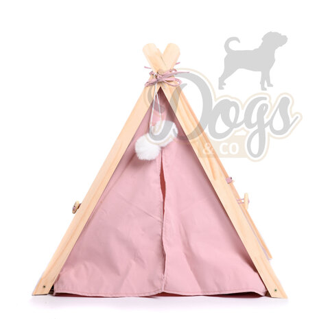 Dogs&Co Tippi Tent voor katten of kleine honden Roze 