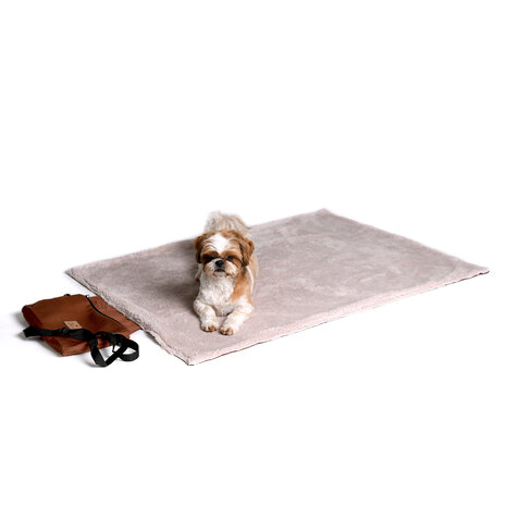 Dogs&Co   Luxe Honden Outdoor reisdeken Bruin 120x90 CM Waterproof