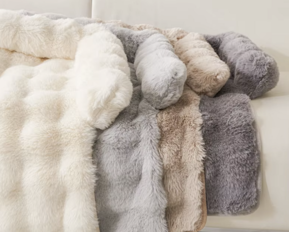 Ultrazacht Bankdeken voor Honden - Beige (75 cm)