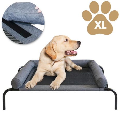 Dogs&Co Hondenstretcher met bolster maat XL 106*68*18CM