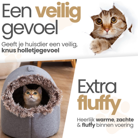 Cats&Co® Luxe Fluffy Dierenmand