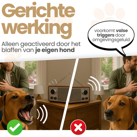 Dogs&Co® Ultrasone Anti-blafband