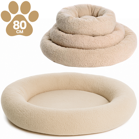 Dogs&Co® Donut Teddy 80cm Beige