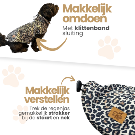 Dogs&Co® Regenjas Leopard 
