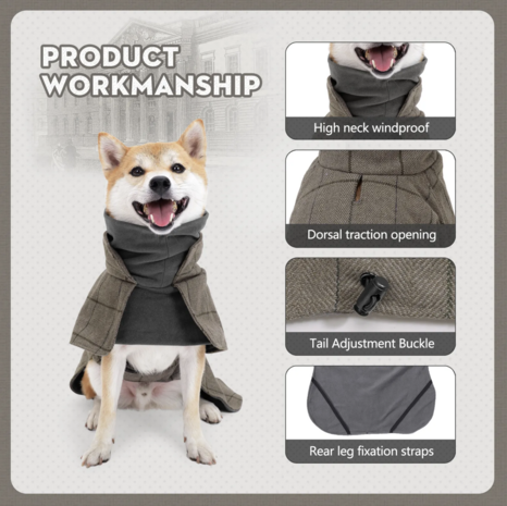 Dogs&Co&reg; Hondenjas English Classic