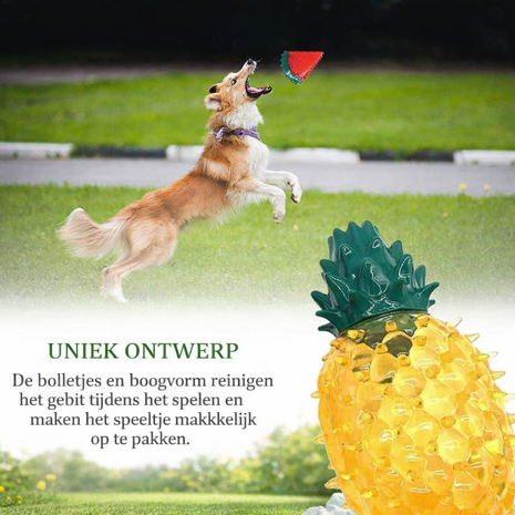 Verkoelend Hondenspeelgoed &ndash; Water Vulbaar & Invriesbaar &ndash; Meloen