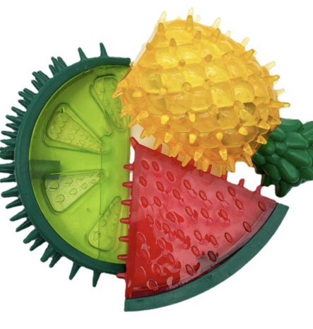 Verkoelend Hondenspeelgoed &ndash; Water Vulbaar & Invriesbaar &ndash; Ananas