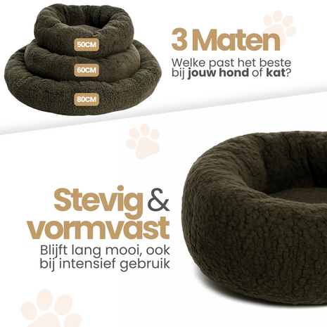 Dogs&Co&reg; Donut Teddy 50cm Groen