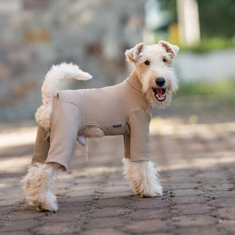 Dogs&Co&reg; Comfort Jumpsuit voor Honden Khaki