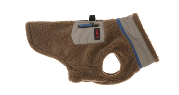 Honden Teddy winterjas bruin 