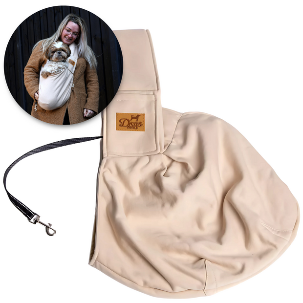 Dogs&amp;Co Slingbag  - Draagtas beige