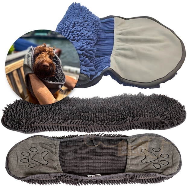 Honden Handdoek - Blauw 