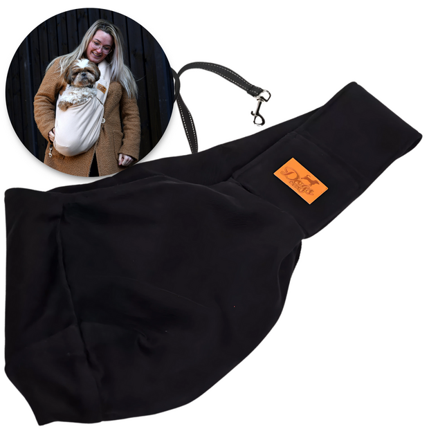 Dogs&amp;Co Slingbag  - Draagtas zwart