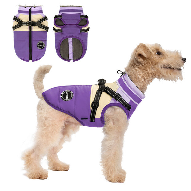 Dogs&amp;Co Warme  Hondenjas Paars 2026 model 