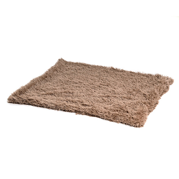 Dogs&amp;Co Fluffy Hondendeken 100x75 cm Khaki bruin