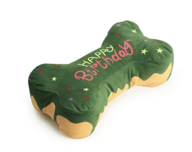 Happy Birthday Bone 25cm Groen