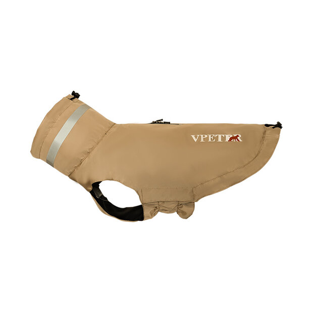 Honden regenjas Beige