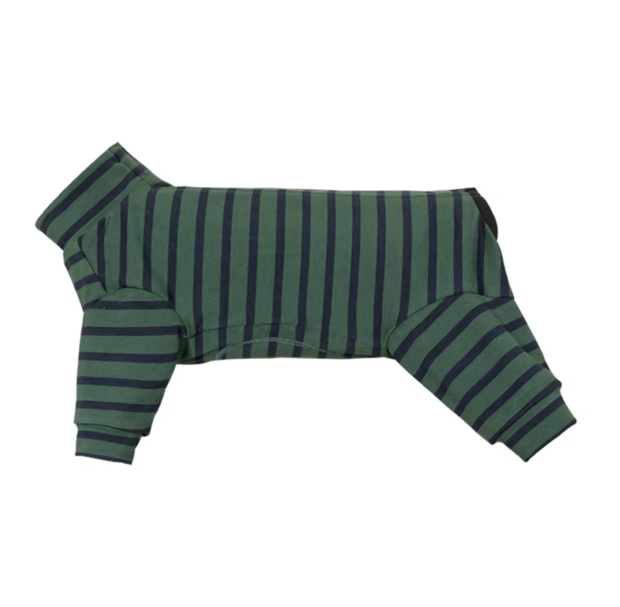 Dogs&amp;Co&reg; Comfort Jumpsuit voor Honden  Navy/Groen