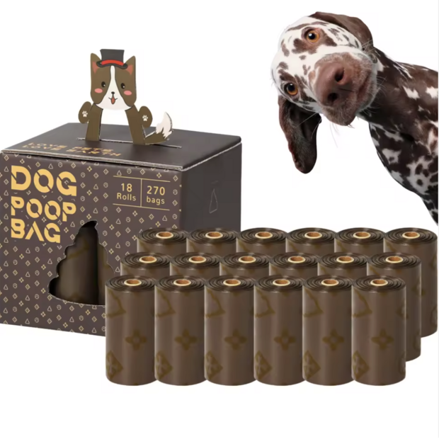 Designer Poepzakjes &ndash; Luxe, Eco &amp; Super Sterk - Doos 18 rollen