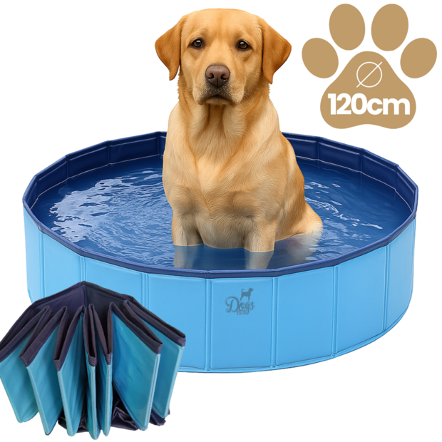 Hondenzwembad blauw 120x30 Dogs&amp;Co