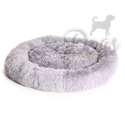 Fluffy Donut Lichtgrijs 100 cm (L) Dogs&Co