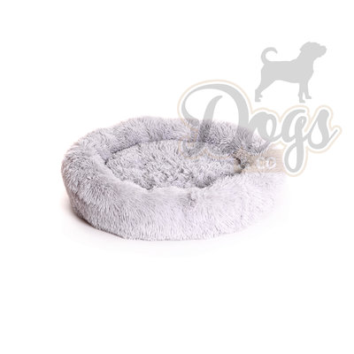 Fluffy Donut Lichtgrijs 70 cm (M) Dogs&Co