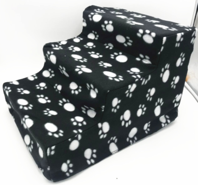 Honden Trap Zwart met print 35x45x30 cm