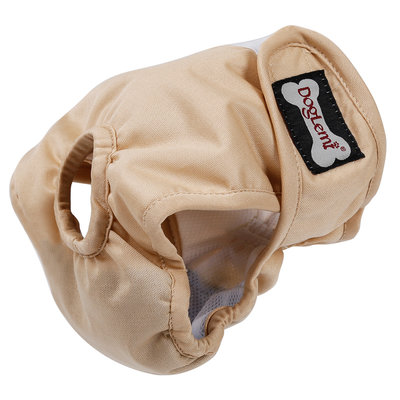 Loopsheid broekje - Hondenbroekje - loopsheid - diverse maten Beige