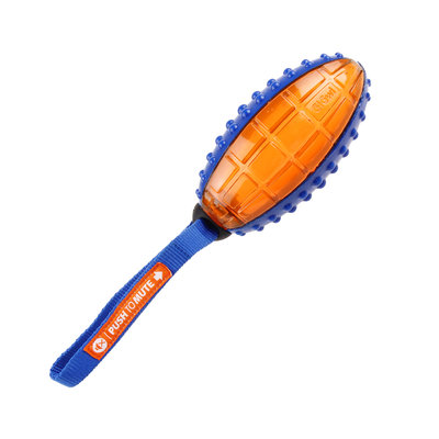 Gigwi Rugby Ball  Push To Mute Blauw/Oranje