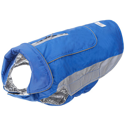 Warme sportieve waterafstotende hondenjas BLAUW