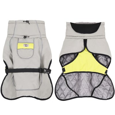 Dogs&Co Warme outdoor honden winterjas Grijs