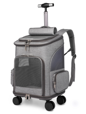 Dogs&Co Huisdieren Reis Trolley Grijs