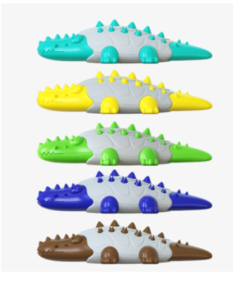 Bijt speelgoed voor de hond Krokodil- diverse kleuren