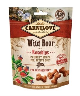 Carnilove Crunchy Everzwijn / Rozenbottel van 200 gr
