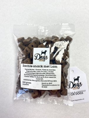 Zachte Snack met Lam 500gram
