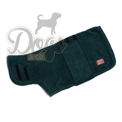 Dogs&Co Honden Badjas Groen  incl. waszakje