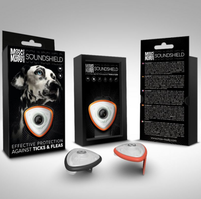 Max & Molly Soundshield 24/7 Ultrasonische Teken- & Vlooienverdrijver Zwart