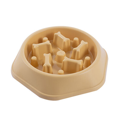 Dogs&Co Antischrokbak geel 20cm
