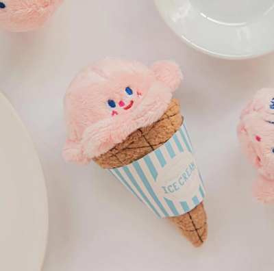 Honden Speelgoed Icecream Roze - Puppy snuffel speelgoed
