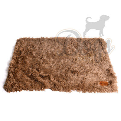Dogs&Co Fluffy Hondendeken 100x75 cm Khaki bruin